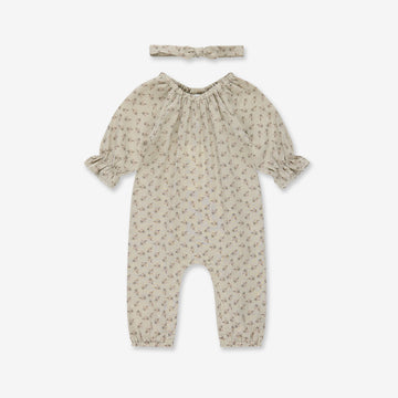 Muslin Flared Sleeves Overall H